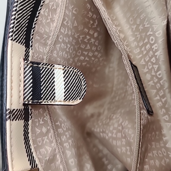 Kate Spade Juno Grant Street Grainy Vinyl Handbag in Pumice Multi - Picture 13 of 16